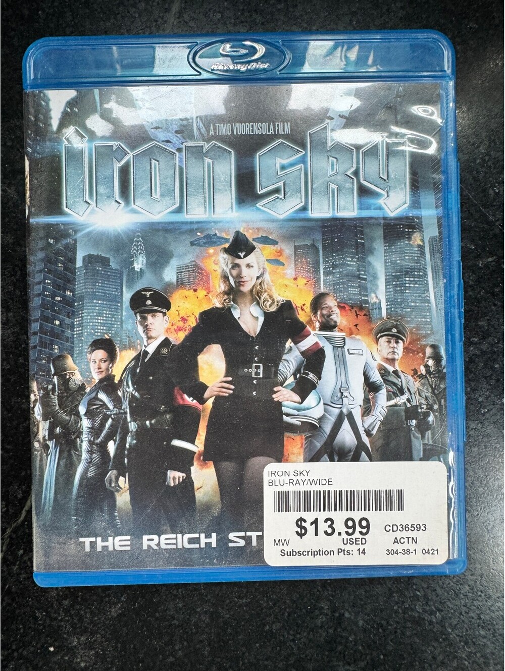 Iron Sky Blu-ray (2012) Sci-Fi Action Comedy